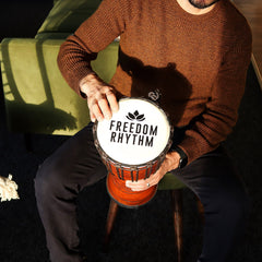 Medium Pro Djembe Drum - Freedom Rhythm (high) - 40cm (18cm Dia) product image 6