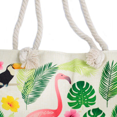 Rope Handle Bag - Flamingo & More product image 5