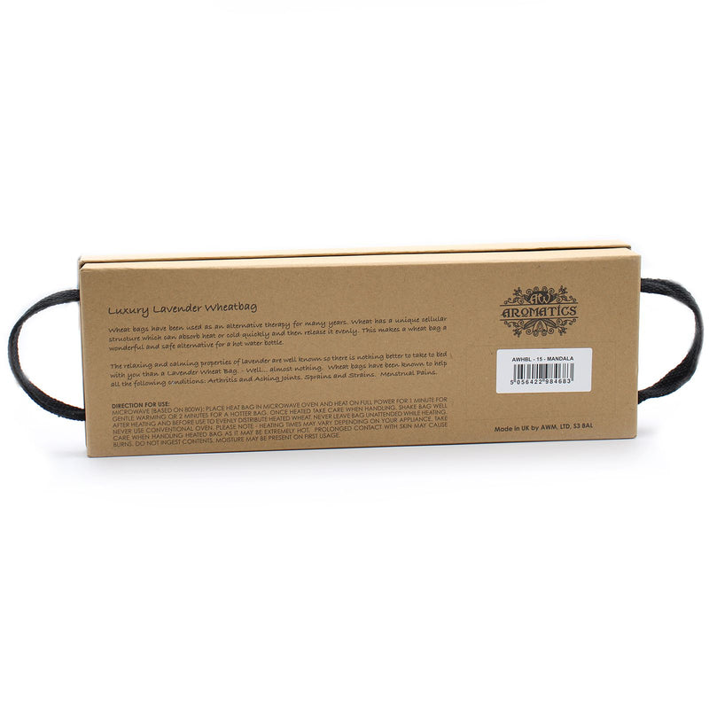 Luxury Lavender Wheat Bag in Gift Box - Mandala product image