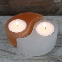 Selenite Ying Yang Candle Holder product image 4