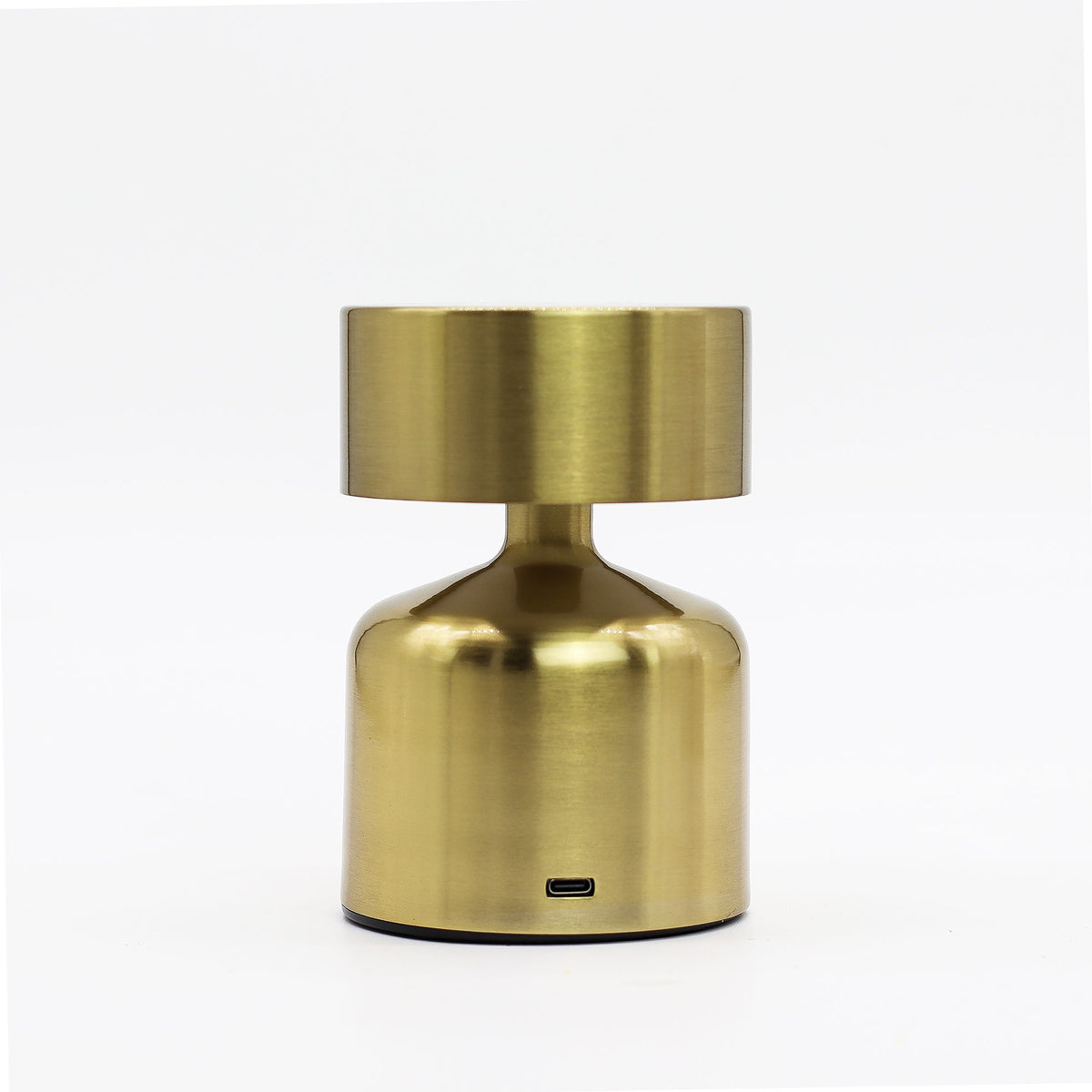 Touch Lamp - Flat Mushroom Bronze- USB (C) - Rechargable (400 Watt) - product image 4