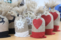 Danish Pouch Set of 3 - White & Snowflake product image 3