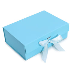 Flat Pack Gift Box - Large (28.2x20.2x9.2cm) - Baby Blue product image