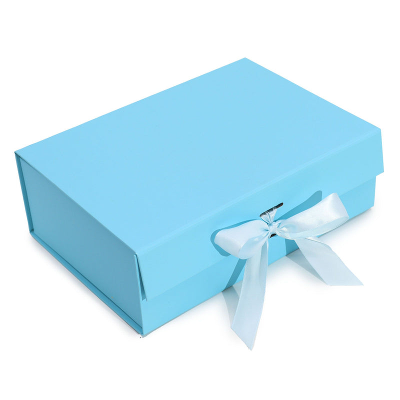 Flat Pack Gift Box - Large (28.2x20.2x9.2cm) - Baby Blue product image