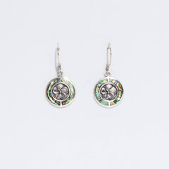 Shell & Silver Earrings - Frangipani - Abalone product image 2