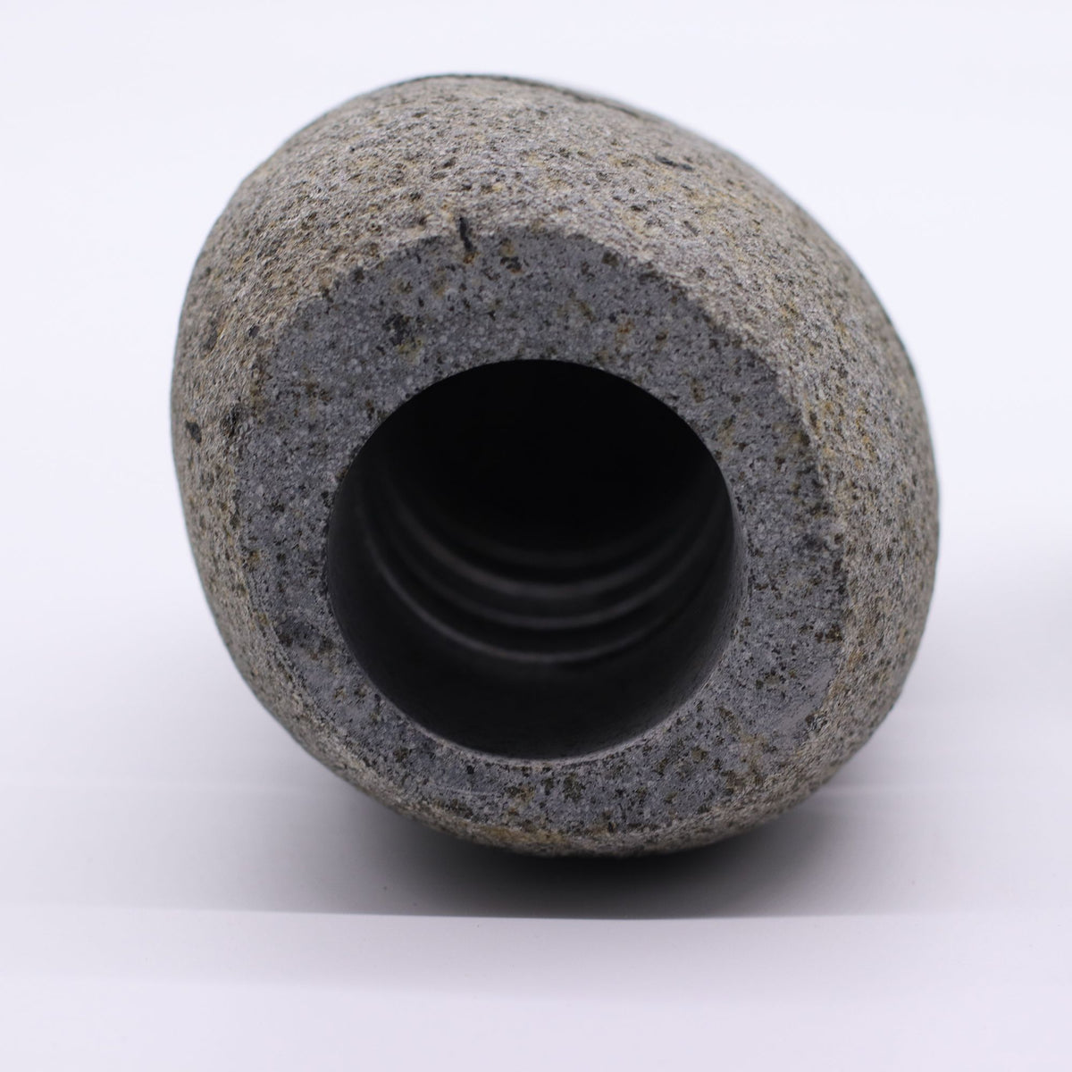 Natural Riverstone Candle Holder - Standing Stone Cut product image 3