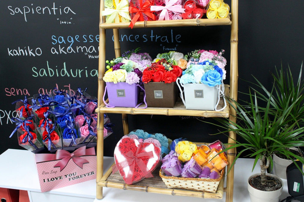 Set of 9 Soap Flowers- Spring Roses product image 5