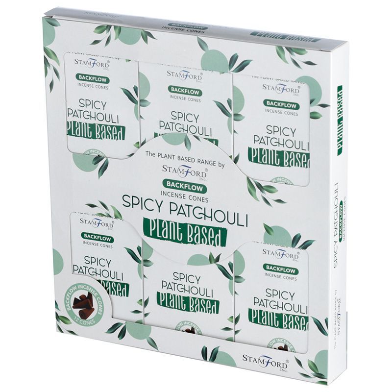 Plant Based Backflow Incense Cones - Spicy Patchouli product image 2