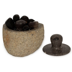 Natural Riverstone Grounding Pot -Medium (aprox 12x8cm) product image 7