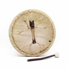 Spirit of the Bear - Shaman Drum & Stick- Tunable - 40cm product image 10
