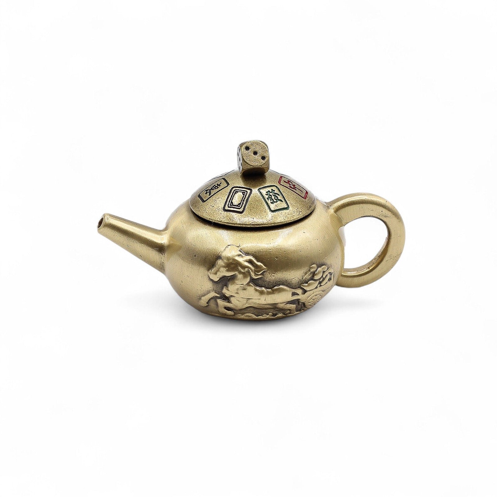 Feng Shui Fortune - Lucky Teapot with Dice Spin product image