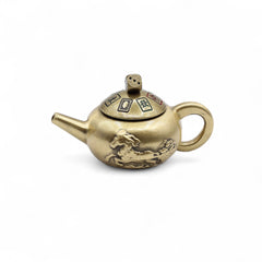 Feng Shui Fortune - Lucky Teapot with Dice Spin product image