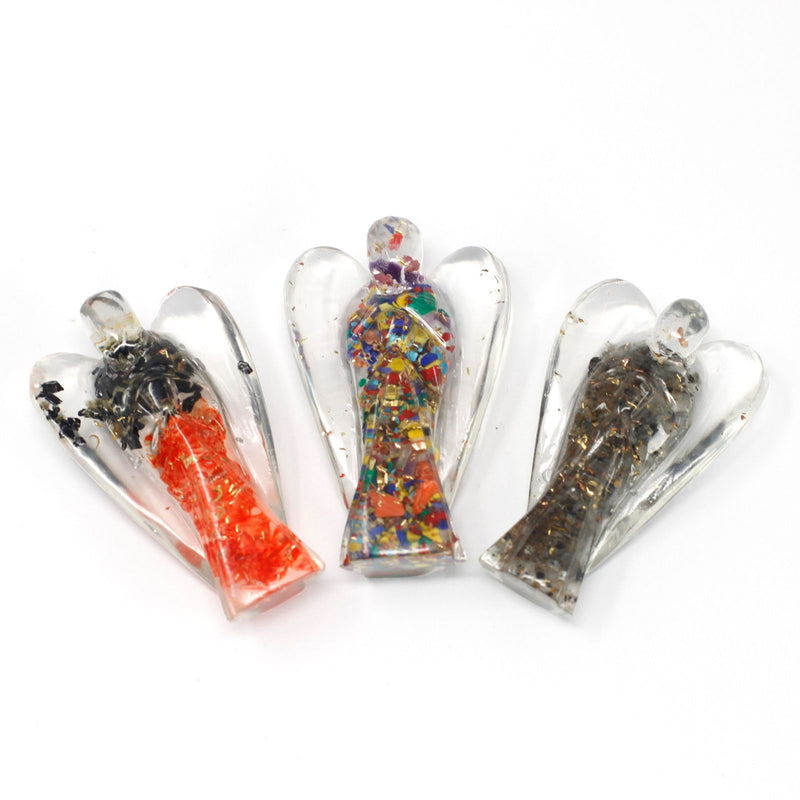 Orgonite Angel 50mm - Gemchips & Copper product image