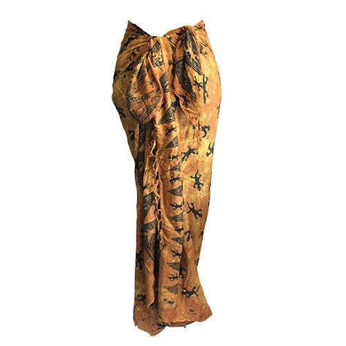 Bali Gecko Sarongs - Chocolate product image