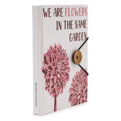 Notebook with strap - Flowers in the same garden product image 3