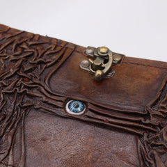 Black Tan Book - Evil Eye Decor - 160 Deckle Edges Pages - 17x12.5cm product image 2