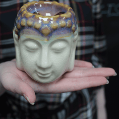 Buddha Oil Burner - Ivory & Mint product image 2