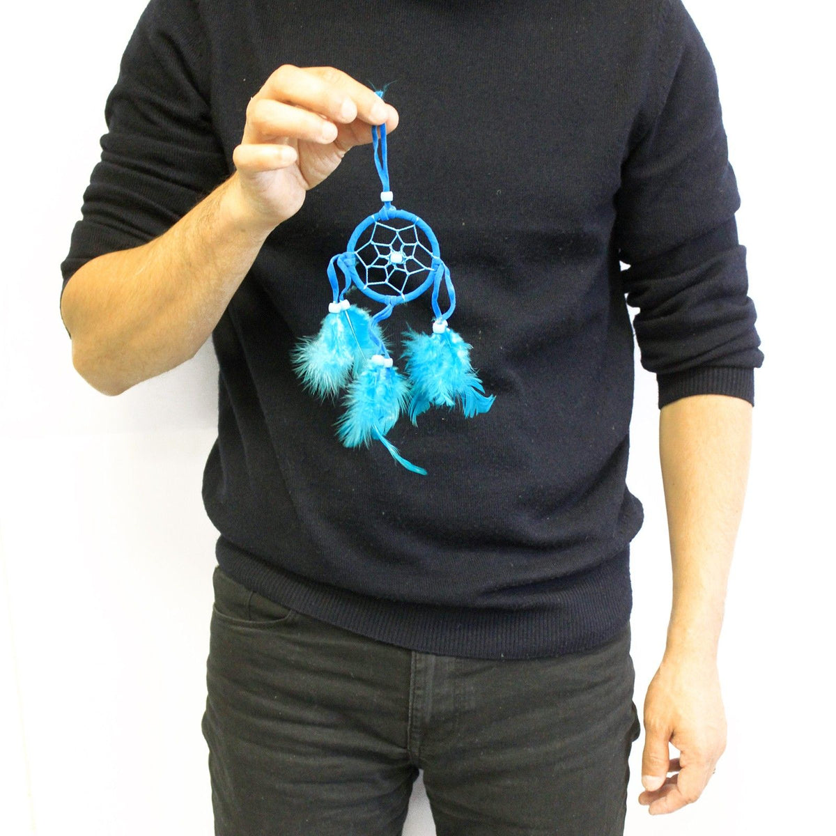 Bali Dreamcatchers - Small Round - Black/White/Red product image 2