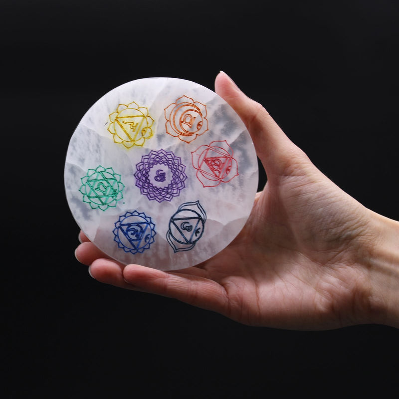 Medium Charging Plate 10cm - Chakra Design (col) product image