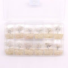 Mini Gemstone Tree On Orgonite Base - Rock Quartz (15 stones) product image 6