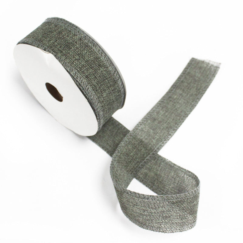 Natural Texture Ribbon 38mm x 20m - Charcoal product image