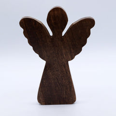 Large Mango Wood Angel - Gold Decor product image 4