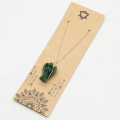 Gemstone Guardian Angel Pendant - Green Aventurine product image 4