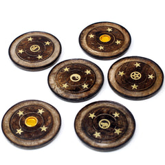 Mango Wood Disc 10cm (Cone & Incense) product image 9