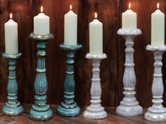 Large Candle Stand - Turquois Gold product image 6
