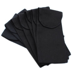 Cotton Pouch for Gemstone Face Rollers – Black (9 × 19 cm) product image 3