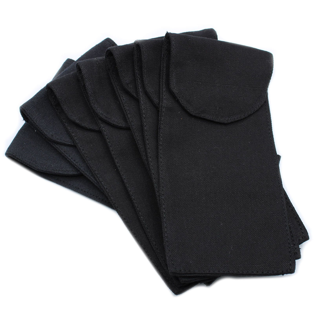 Cotton Pouch for Gemstone Face Rollers – Black (9 × 19 cm) product image 3