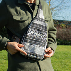 Nomad Sari Jacquard Natural Cross Bag - Urban Caravan product image 8