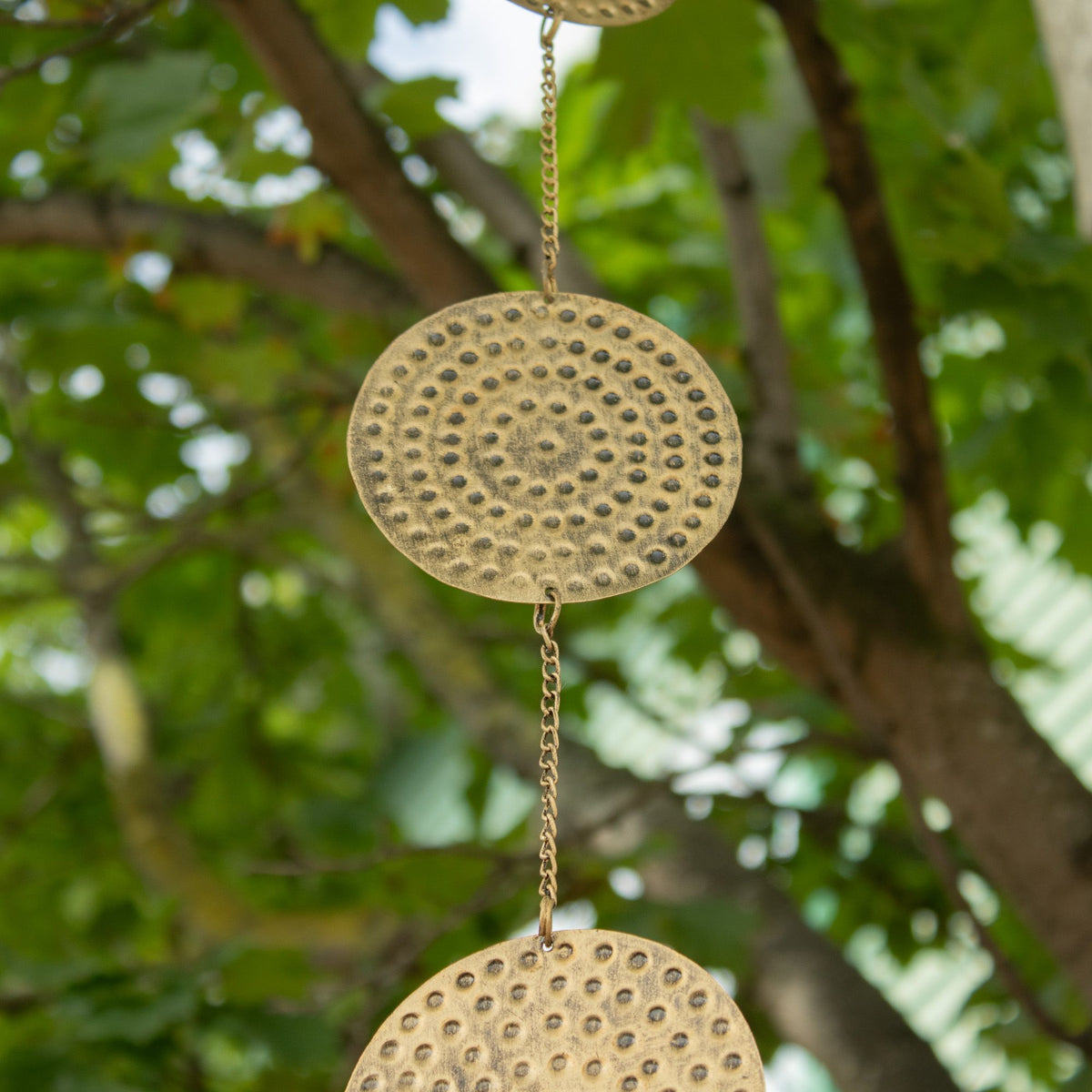 Indian Chimes - Brass Moon Phases Drop with Bell 25cm product image 7