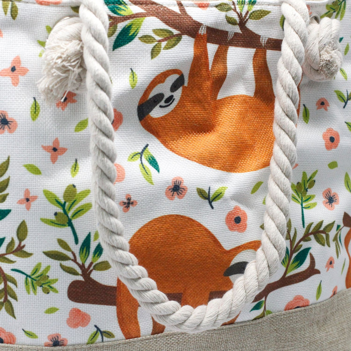 Rope Handle Bag - Sloths product image 3