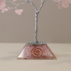 Gemstone Tree with Organite Base - 80 Stone - Rose Quartz product image 2
