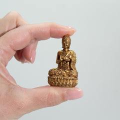 Brass Miniature Gods - Buddha (60gms) - 48mm product image 2