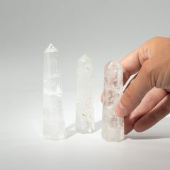 Gemstone Six Face Obelisk Point approx 11cm - Clear Quartz product image 5