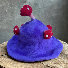 Felted Mushroom Hat - Dreamy Purple Haze product image 3