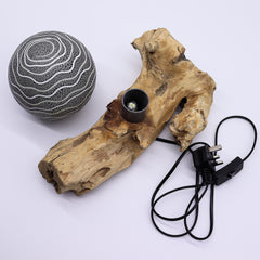 DriftGlow Lamp Grey Luna Shade product image 3