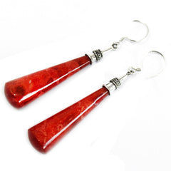 925 Silver Earrings - Long Teardrop product image