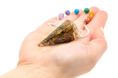 Orgonite Power Chakra Pendulum - Tiger Eye product image 2