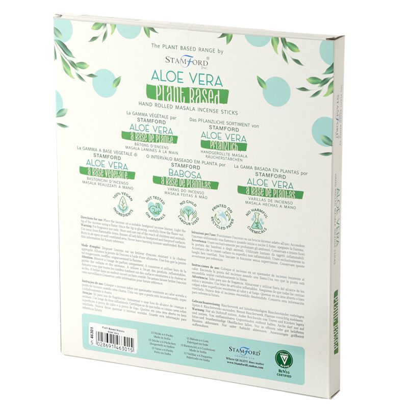 Plant Based Masala Incense Sticks - Aloe Vera product image