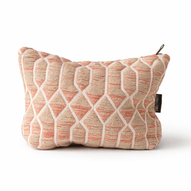 Nomad Sari Indian Jacquard Toiletry Bag - Rose Lattice product image