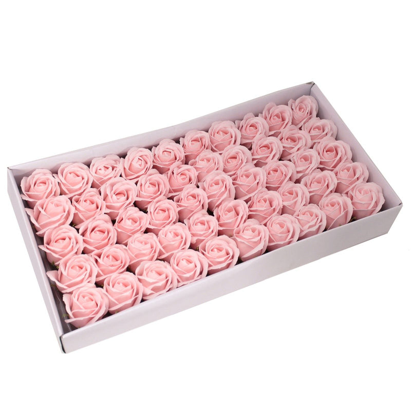 Craft Soap Flowers - Med Rose - Pink product image