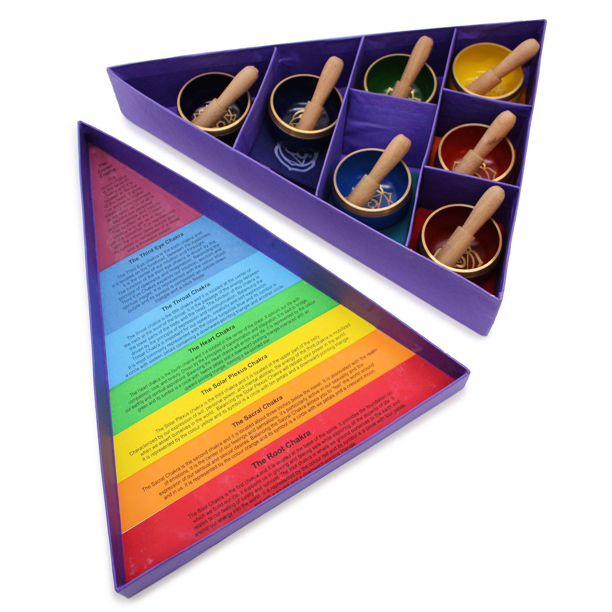 Chakra Pyramid Singing Bowl Gift Set product image 4