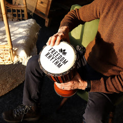 Medium Pro Djembe Drum - Freedom Rhythm (high) - 40cm (18cm Dia) product image 4