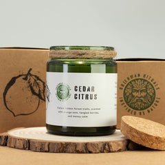 Greenman Woodwick Soy Candle - Cedar Citrus product image 5