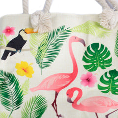 Rope Handle Bag - Flamingo & More product image 4