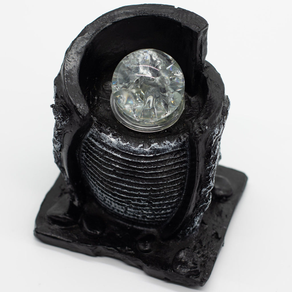 Tabletop Water Feature -15x13x20cm - Water Pot & Crystal Ball product image 2