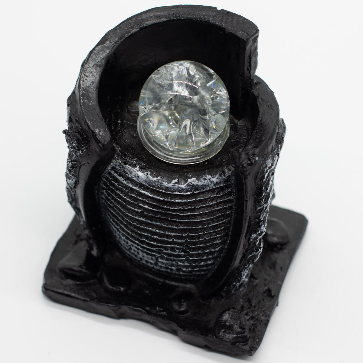 Tabletop Water Feature -15x13x20cm - Water Pot & Crystal Ball product image 2